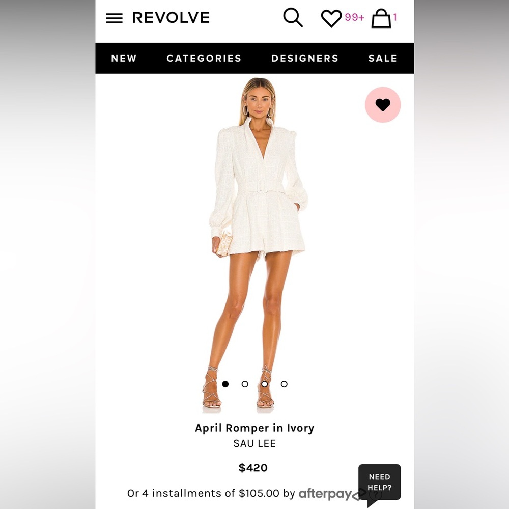 Sau Lee Ivory April Romper